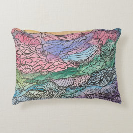 Almofada Decorativa Travesseiro Doodle por Jill 