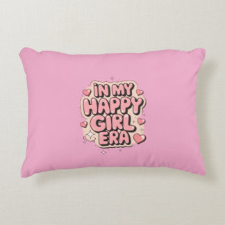 Almofada Decorativa Travesseiro Era da Menina Feliz