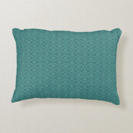 Almofada Decorativa Travesseiro esverdeado azulado do acento do verde