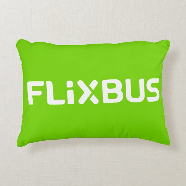 Almofada Decorativa Travesseiro Flixbus (Frente)
