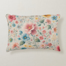 Almofada Decorativa Travesseiro Floreal (Coleção de Ricos Bed)