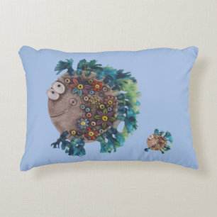 Almofada Decorativa Travesseiro - Florzinha Peixe