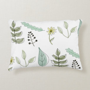 Almofada Decorativa Travesseiro - Folhas de Verão