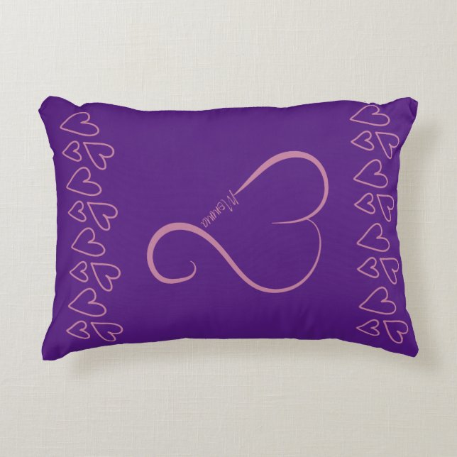 Almofada Decorativa Travesseiro Heart Momma (Frente)