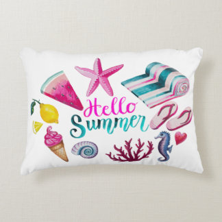 Almofada Decorativa Travesseiro Hello Summer Accent