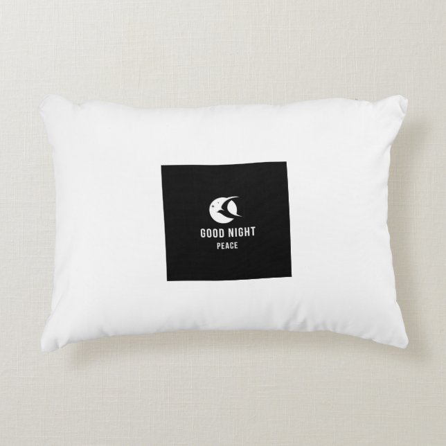 Almofada Decorativa Travesseiro impresso com imagem de vibe noturna (Frente)