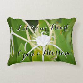 Almofada Decorativa travesseiro Inspiracional "Deixe seu coração"