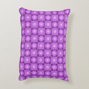 Almofada Decorativa Travesseiro Lavanda & Pufs