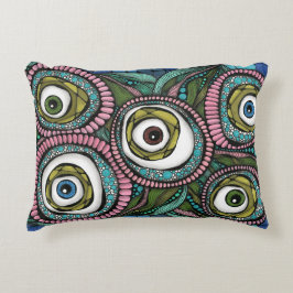 Almofada Decorativa Travesseiro Lombar Olho Mau Psicanílico Zentangle