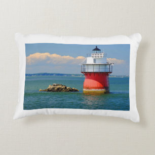 Almofada Decorativa Travesseiro - mapa de Plymouth, de Duxbury & de