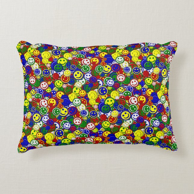 Almofada Decorativa Travesseiro Miçanga-RED-ACCENT do rosto primário (Frente)