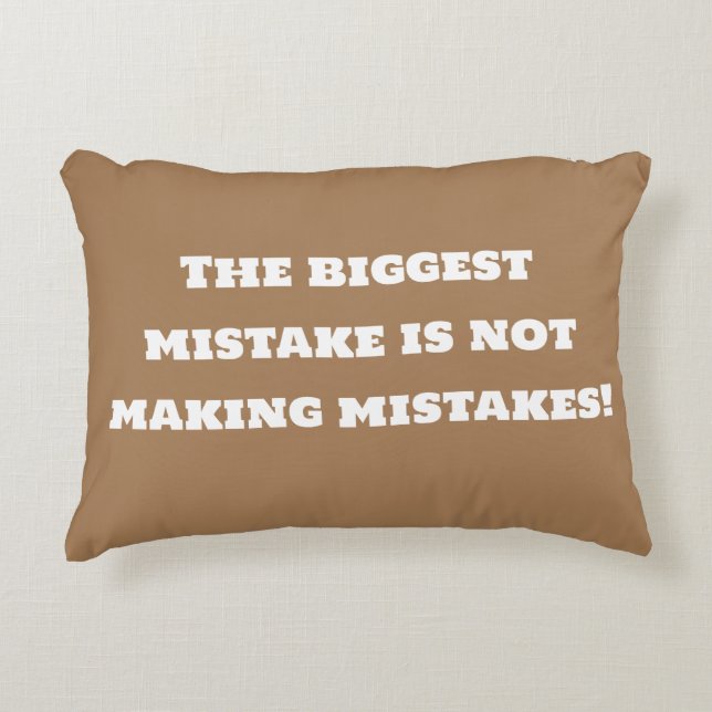 Almofada Decorativa Travesseiro motivacional (Frente)