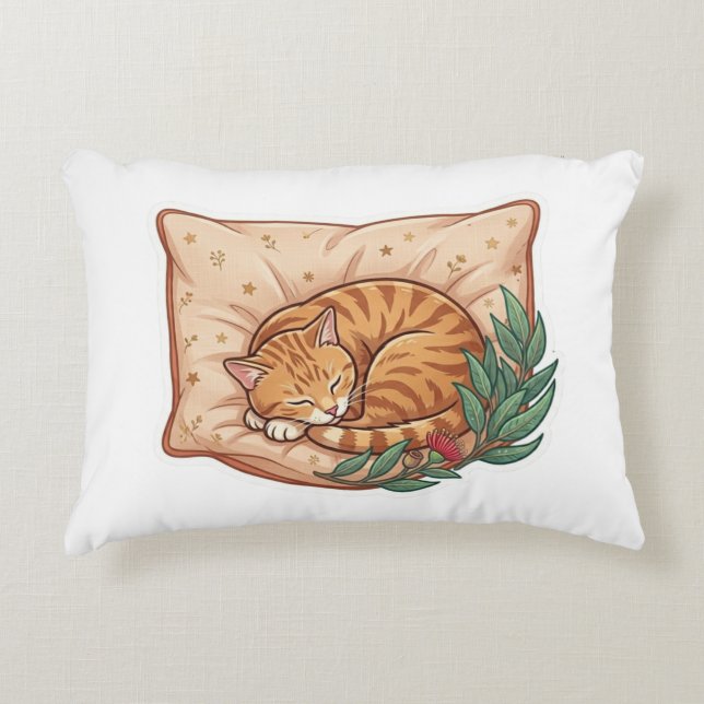 Almofada Decorativa Travesseiro para sono confortável com design de ga (Frente)