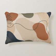 Travesseiro Presente Decoração Formas Orgânicas Mo