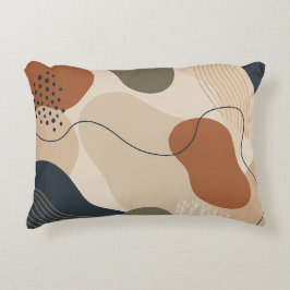 Almofada Decorativa Travesseiro Presente Decoração Formas Orgânicas Mo