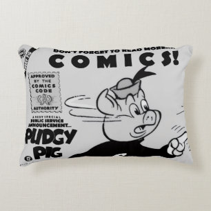 Almofada Decorativa Travesseiro PUDGY PIG (P.S.A.) Clássico