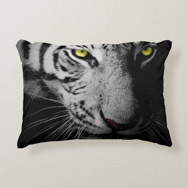 Almofada Decorativa Travesseiro Tiger Face (Frente)