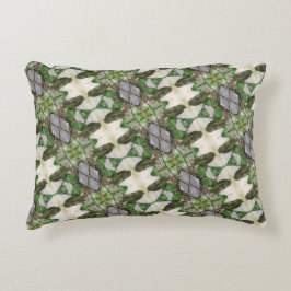 Almofada Decorativa Travesseiro verde/branco com uma foto de pássaro n