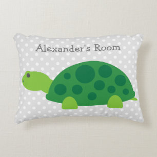 Almofada Decorativa Travesseiro verde-claro de acento para tartaruga p