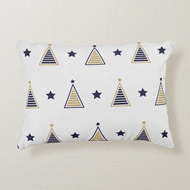 Almofada Decorativa Travesseiros decorativos de Árvores de Natal (Frente)