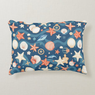 Almofada Decorativa Travesseiros decorativos de evacuação costeira - c