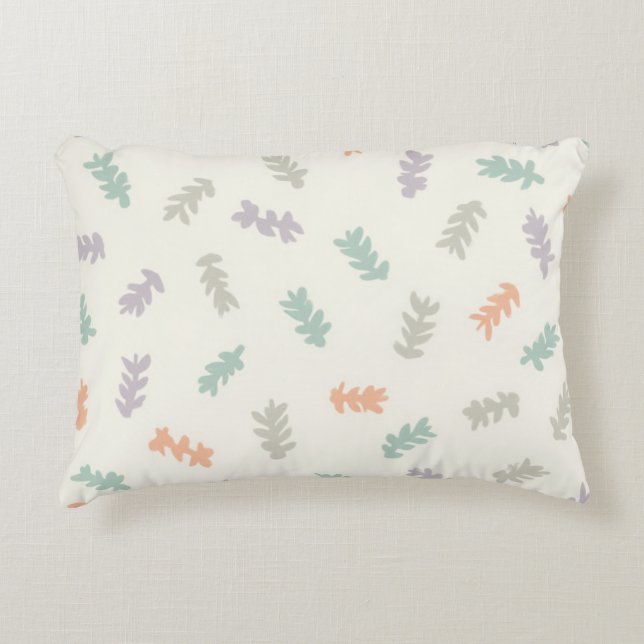 Almofada Decorativa Travesseiros decorativos (PastelZigzags) (Frente)