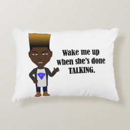 Almofada Decorativa Travesseiros Jogue Tudo Fora do Sr. Markuss