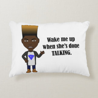 Almofada Decorativa Travesseiros Jogue Tudo Fora do Sr. Markuss