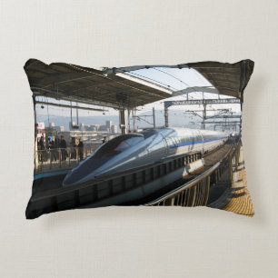 Almofada Decorativa Trem de bala do 新幹線 de Shinkansen de 500 sé