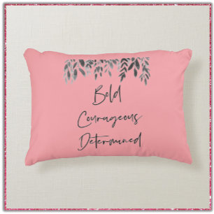 Almofada Decorativa Trendy Bold Corajoso Determinado