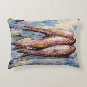 Almofada Decorativa Três peixes