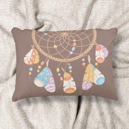Almofada Decorativa Tribal Boho Dreamcatcher em Brown