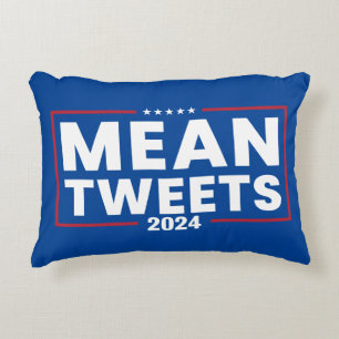 Almofada Decorativa Trump 2024 Eleição Média Dos Tweets