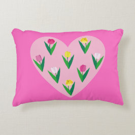 Almofada Decorativa Tulipas adoráveis.