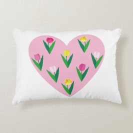 Almofada Decorativa Tulipas adoráveis.