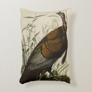 Almofada Decorativa Turquia Selvagem (Homem) das Aves da América de Au