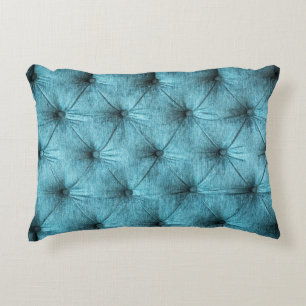 Almofada Decorativa Turquoise Velvet Sofa Close-up
