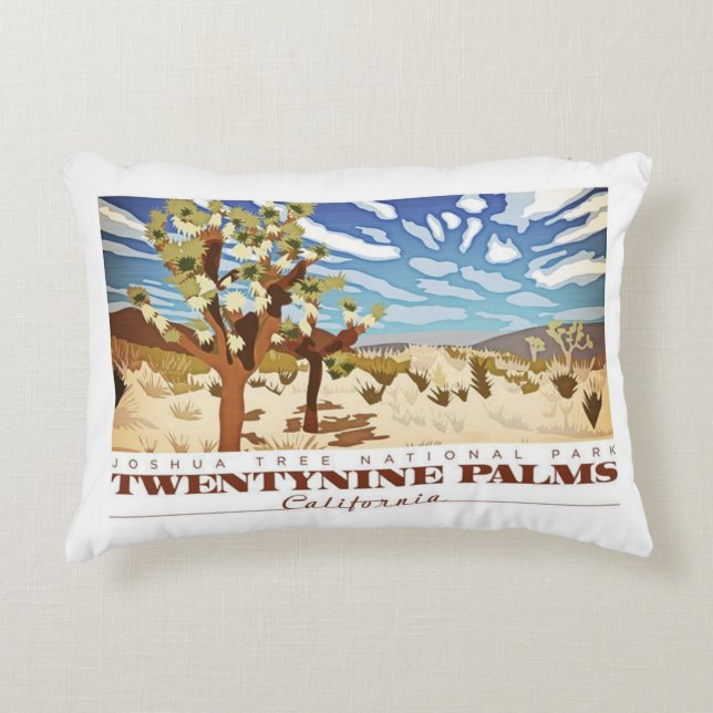 Almofada Decorativa Twentynine Palms California (Frente)