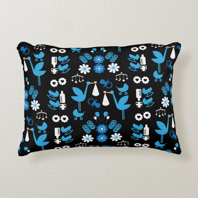 Almofada Decorativa Twin Boy Stalk Delivery Blue (Frente)