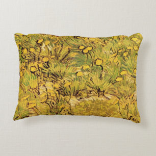Almofada Decorativa Um Campo de Flores Amarelas por Vincent van Gogh