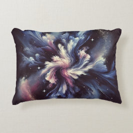 Almofada Decorativa Um design de abstrato-galáxia captando o mistério 