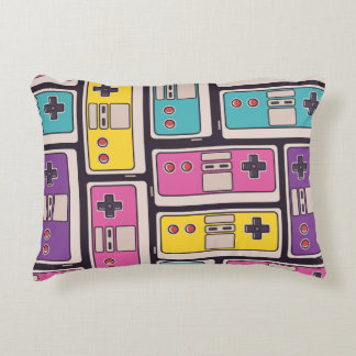 Almofada Decorativa Um padrão perfeito com joysticks de jogos. Doença 