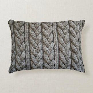 Almofada Decorativa Um tecido de malha