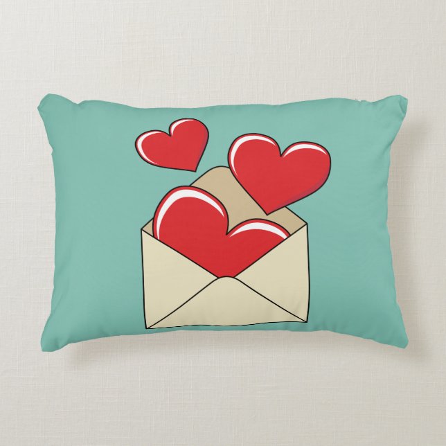 Almofada Decorativa Uma Carta de Amor (Frente)