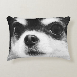 Almofada Decorativa Uma chihuahua preto e branco