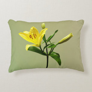 Almofada Decorativa Uma Lily Amarela