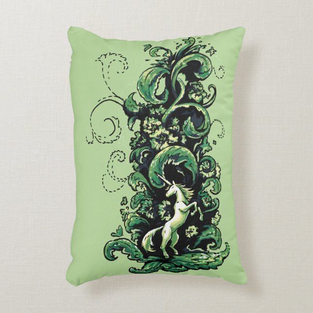 Almofada Decorativa Unicorn Flourish (Frente(Vertical))