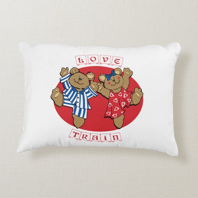 Almofada Decorativa Ursinho Love Travesseiro (Verso)