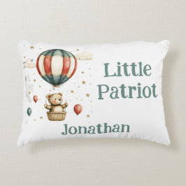 Almofada Decorativa Urso Caprichoso em Aquarela