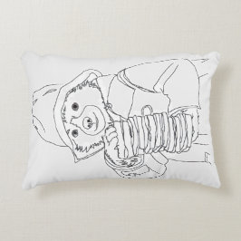 Almofada Decorativa Urso com Sanduíches